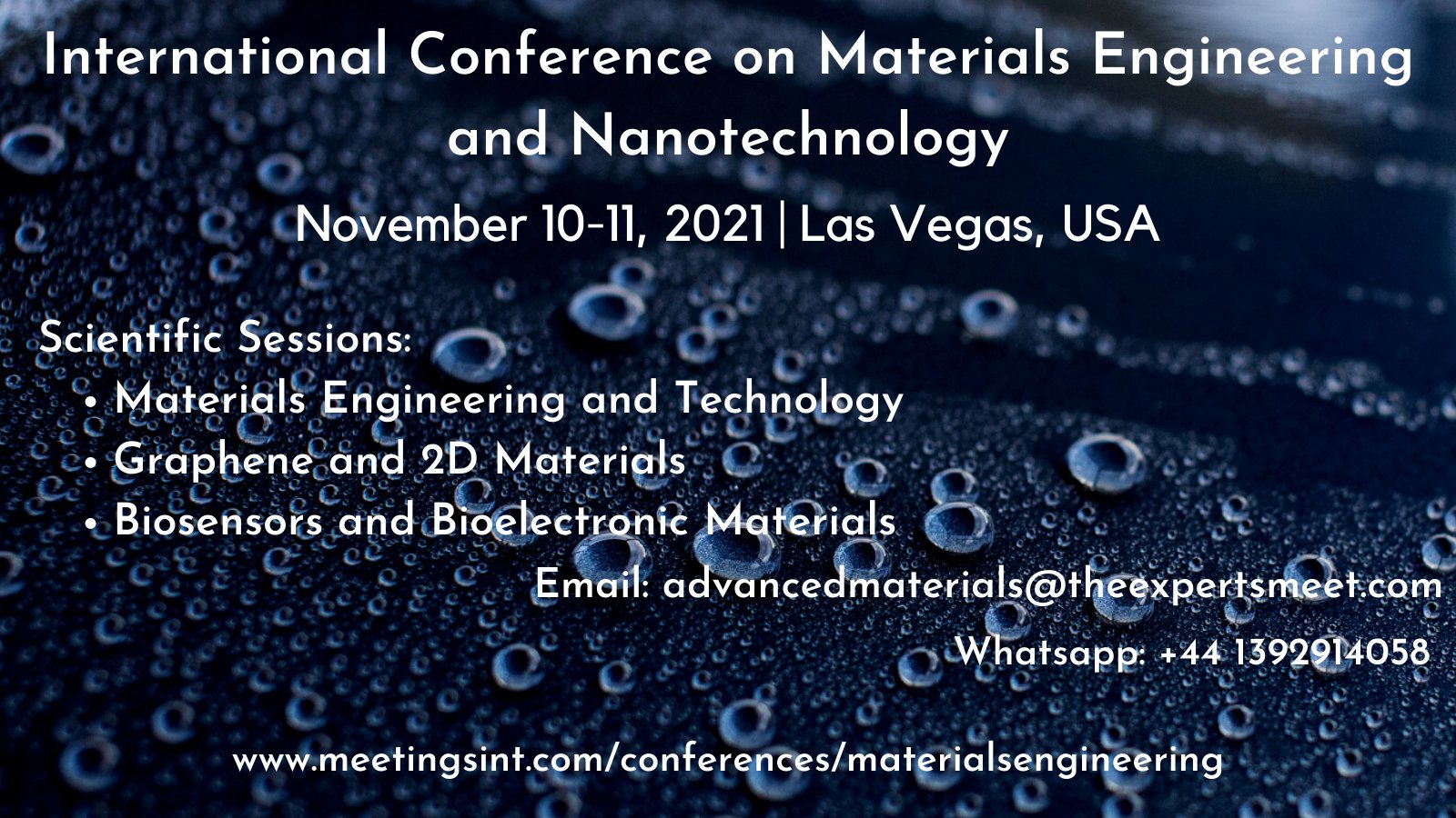 Materials Engineering Conference (Materials_eng) / Twitter