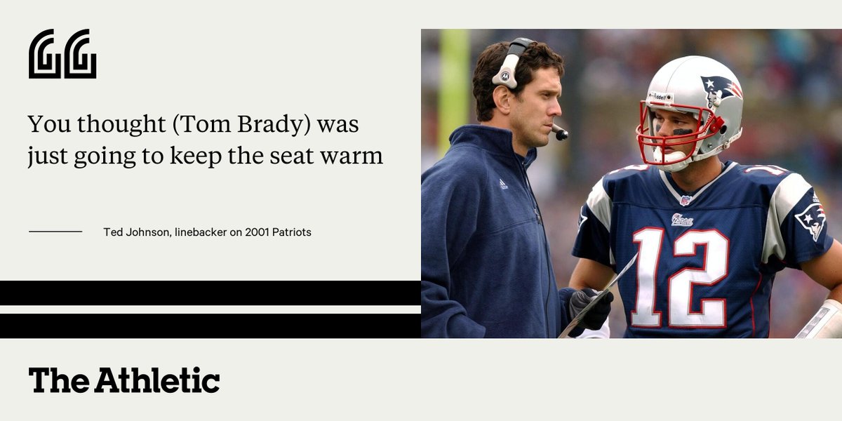 20 years ago Thursday, Mo Lewis hit Drew Bledsoe and the Tom Brady era began in New England.

<a href="/jeffphowe/">Jeff Howe</a> offers an oral history of that night and its aftermath on the 2001 season 

theathletic.com/2839630/2021/0…
