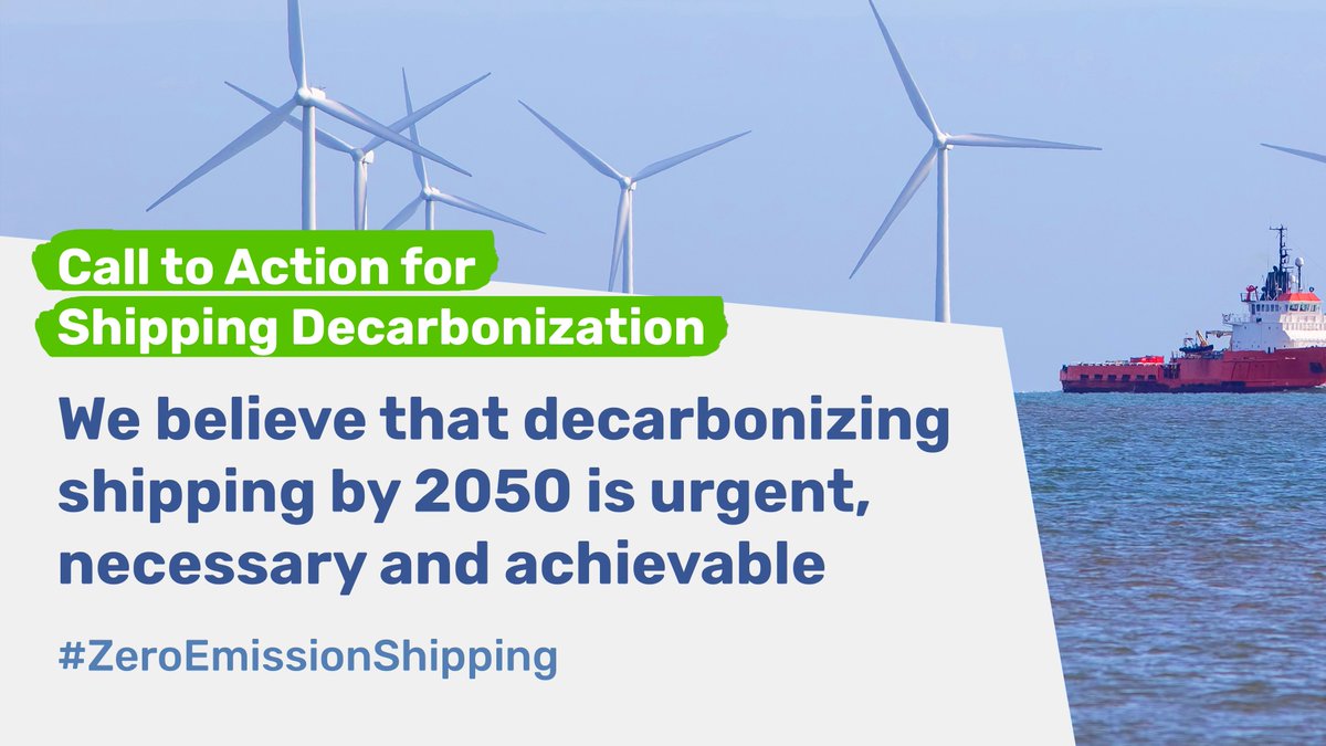 WE believe that shipping must and can decarbonize fully by 2050, and we are taking concrete action towards this goal. But to match the urgency of the climate crisis, we need the support of governments now. Learn more at bit.ly/3Axh7zf #COP26 #ZeroEmissionShipping