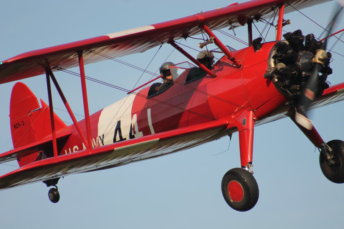 TGAviation's tweet photo. Who wants a go?
SLOTS AVAILABLE THIS WEEKEND! Take the controls of this stunning 1942 biplane and enjoy a open cockpit view of the coast. Call 07511526529 for more info and to book. #Biplane #Stearman #FlyingExperience #TrialFlight #VintageAircraft #TailDragger #FlyingTraining https://t.co/neGCEnv1sQ