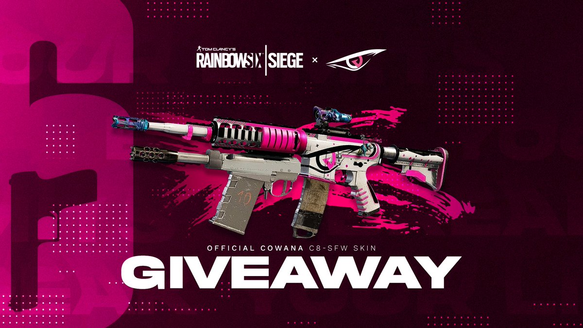 🚨🚨🚨Giving away 1 C8-SFW weapon skin🚨🚨🚨

✅Follow me @GorgoNaR6S 
🔁Retweet
🕵️‍♂️Tag your duo

🔥Winner will be drawn on the 06.10.2021🔥