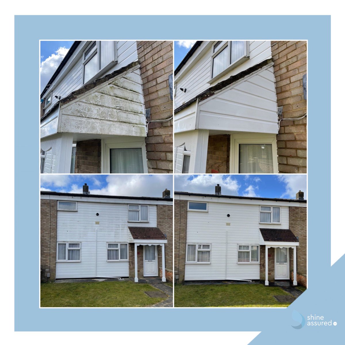 Cladding it looks great when clean!