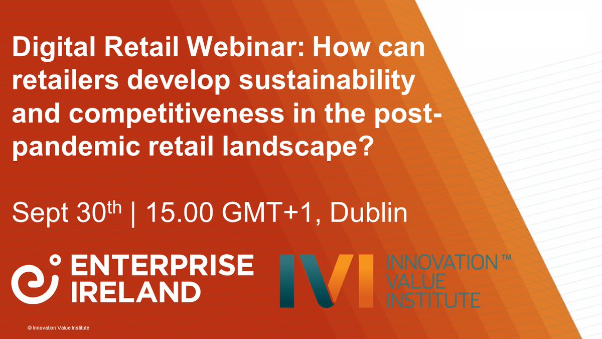 IVIinsights's tweet photo. How can retailers continue to build on the digital adaptations they have already made to weather the Covid storm? Attend our webinar, in collaboration with @Entirl and find out more from leaders in digital retail.  Find out more and register here: https://t.co/BIA2rvDjPh https://t.co/GUfezBvNKZ