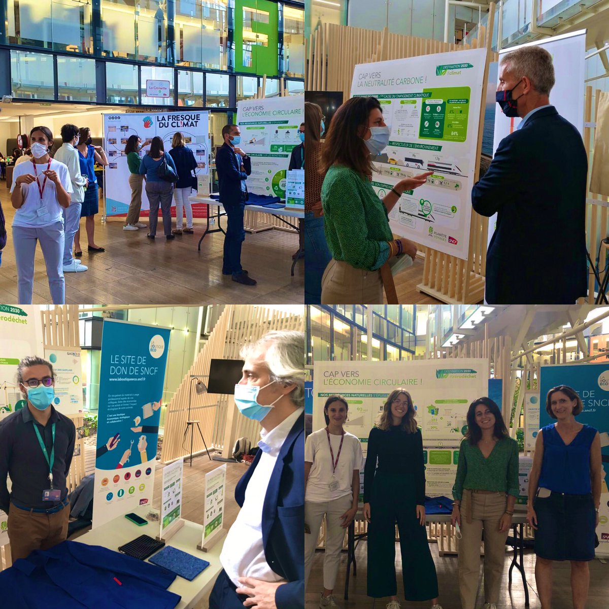 SEDD 2021 :  un forum pour sensibiliser, former et mettre en action les équipes de SNCF Voyages. MERCI à nos partenaires @FresqueDuClimat <a href="/foodles_/">Foodles</a> <a href="/boutiqueeco/">laboutiqueecodurable</a> Cèdre @Lakaa_off et à tous les participants. On avance durablement! #SNCFsEngage