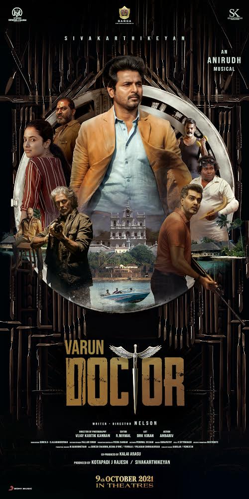 SKProdOffl's tweet photo. Telugu abhimanaluku namaskaram 🙏

#VarunDOCTOR, Telugu dubbed version of our #DOCTOR 🩺 will be having a massive release on Oct 9. A @Gangaentertains release!

#DoctorFromOct9

@Siva_Kartikeyan | @Nelsondilpkumar | @KalaiArasu_ | @kjr_studios | @anirudhofficial | @priyankaamohan https://t.co/RyT1eW3QtX