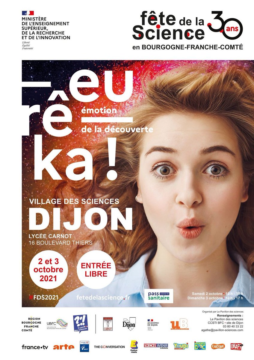 BFCNature's tweet photo. Venez rencontrer #BFCNature au #VillageDesSciences à Dijon ! De nombreuses animations vous permettrons de découvrir les sciences de façon ludique 🤩
📅Le week-end du 02-03 octobre @LyceeCarnot
Plus d'informations 👉https://t.co/LKUV6YG7tE
#FDS2021 @Dijon @CAST_Dijon @CCSTI_BFC https://t.co/Pt9Z2dw1zI