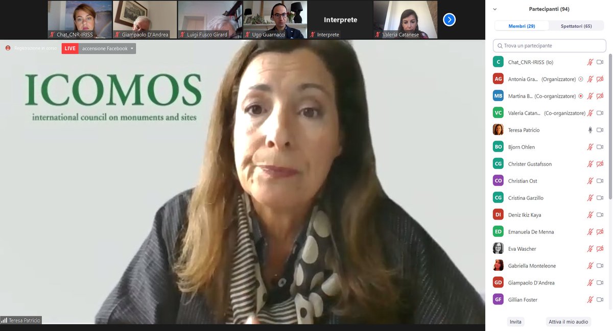 CLIC_EU's tweet image. Honoured to host Teresa Patrício, @ICOMOS President, who emphasized the interconnected nature of #tangible and #intangible #heritage. It&apos;s not only about the #preservation of #monuments and #sites, but also of #beliefs, #traditions and #communities