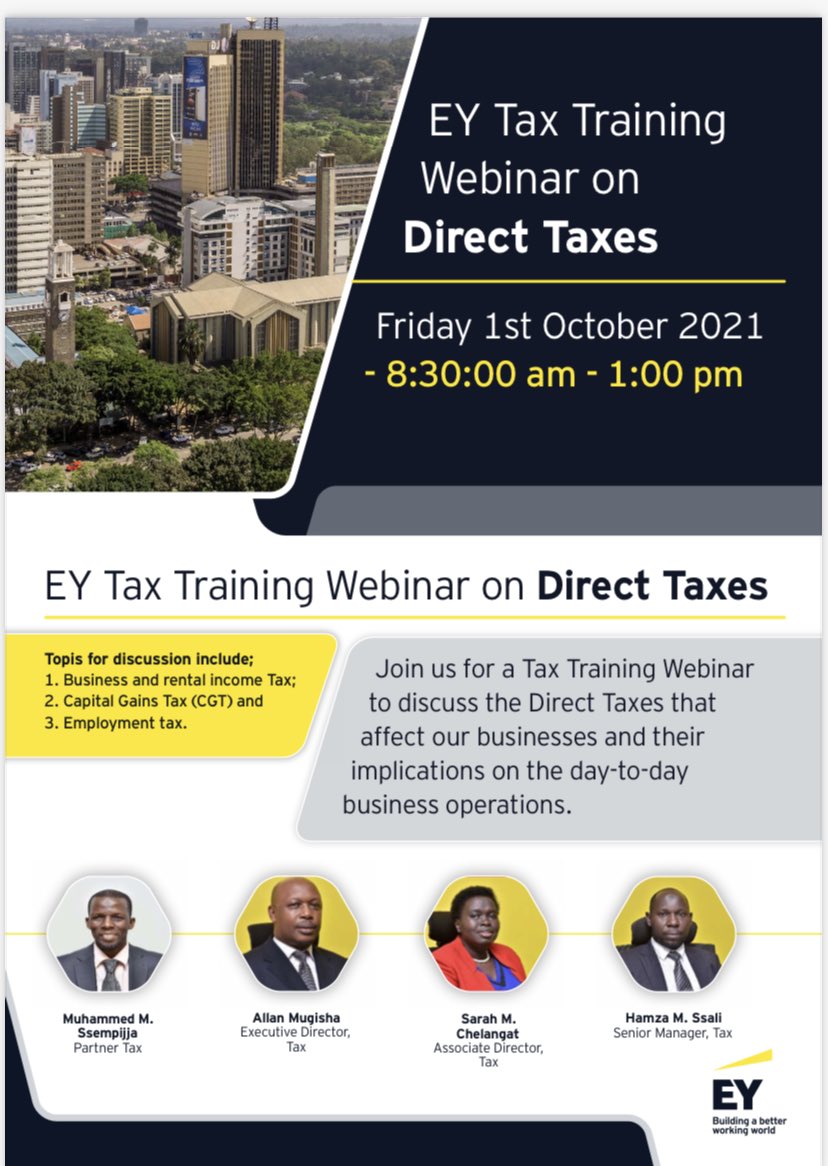 SandraBatte2's tweet photo. Please join EY for a training on Direct taxes https://t.co/zFZ1VYXukj