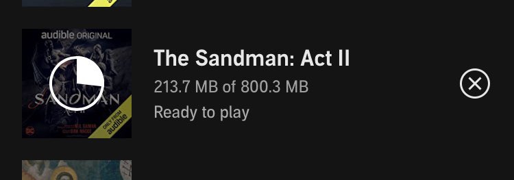 mumbers's tweet image. The first thing that I’ve done this mirning. Thank you @audibleuk @DirkMaggs @neilhimself and everyone else involved😁