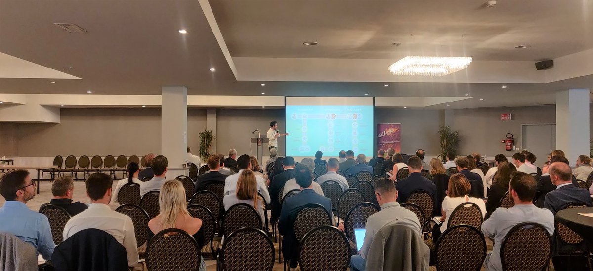 A few moments of our participation at Cell &amp; Gene Therapies Vol.4 organized by #Buzz4Bio, followed by a presentation with <a href="/NVertommen/">Nicolas Vertommen</a> (Nicolas Vertommen) around the digitalization of learning experiences. 

#VirtualReality #Biotechnology #DigitalTwin