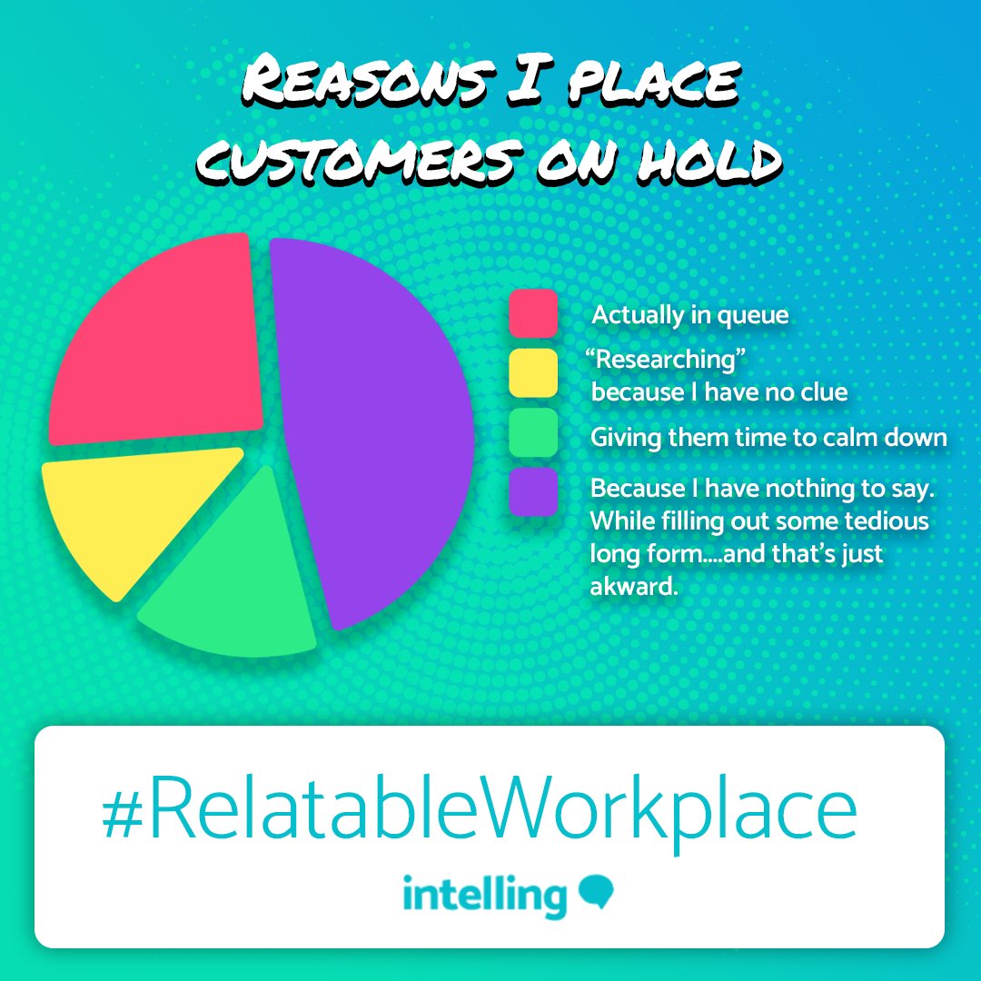 Intelling_Ltd's tweet image. Best reason for putting someone on hold...to avoid awkward silences! 📞😅

Do you agree? 💭

We&apos;ve all done the following at least once before. 

#BeTheDifference #RelatableWorkplace