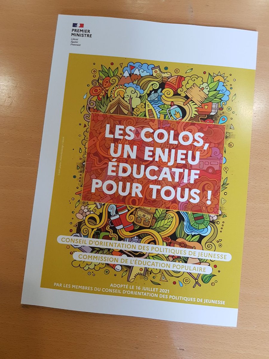 sarahelhairy's tweet photo. Les colonies de vacances sont un moment d’ouverture pour nos jeunes, elles doivent s’intégrer de la meilleure façon au système éducatif. 
👏 @CO_Jeunesse pour la restitution d’un rapport d’une quarantaine de propositions sur nos #colos. Travailler ensemble pour les jeunesses ! https://t.co/vtocIX0sJb