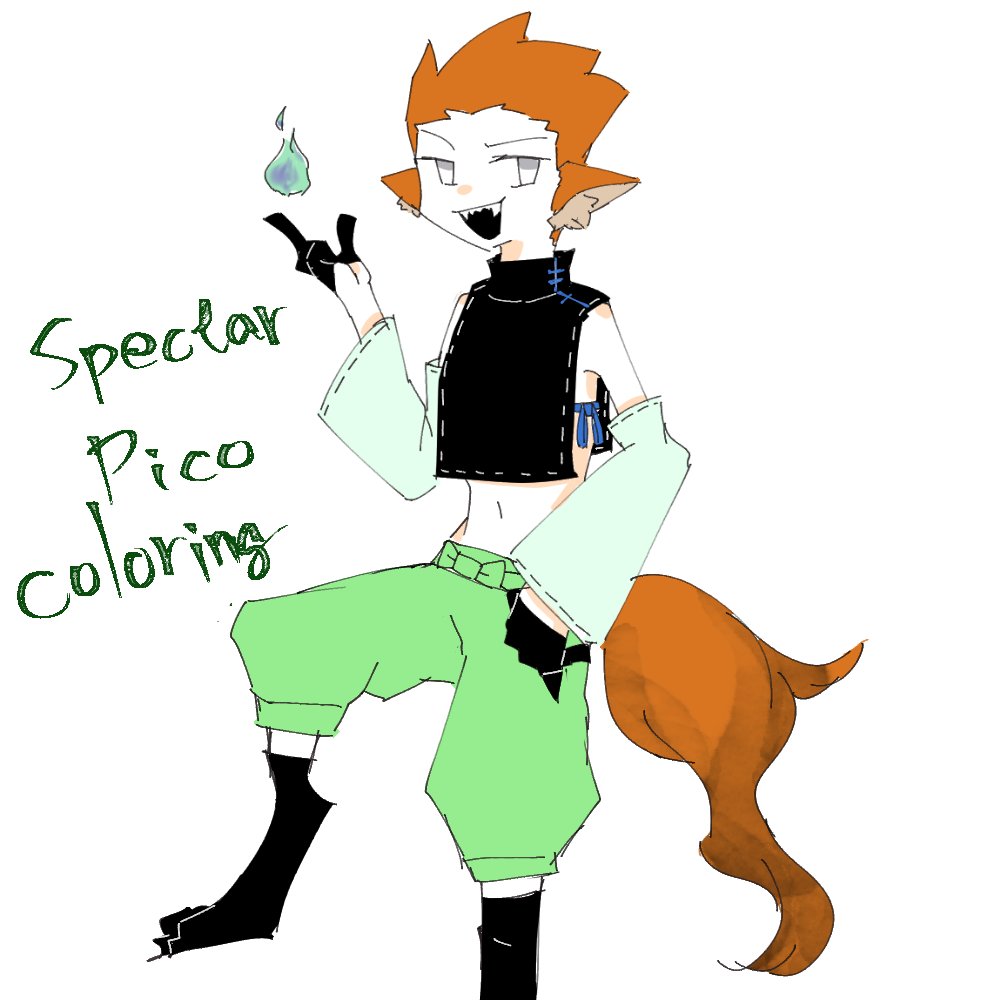 #FNF_spectar_AU Pico coloring