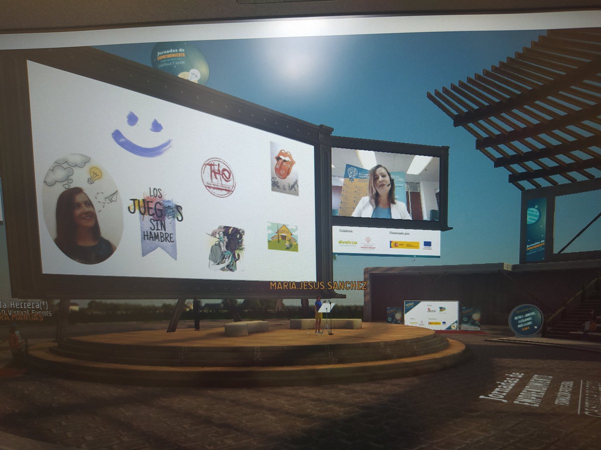 Experiencias de Buenas Prácticas en #emprendimientoCyL . Comenzamos escuchando a <a href="/sanchezg_maria/">María Jesús Sánchez Gómez</a>, un referente en emprendimiento social "Aprende, Emprende y sirve" 👏👏👏