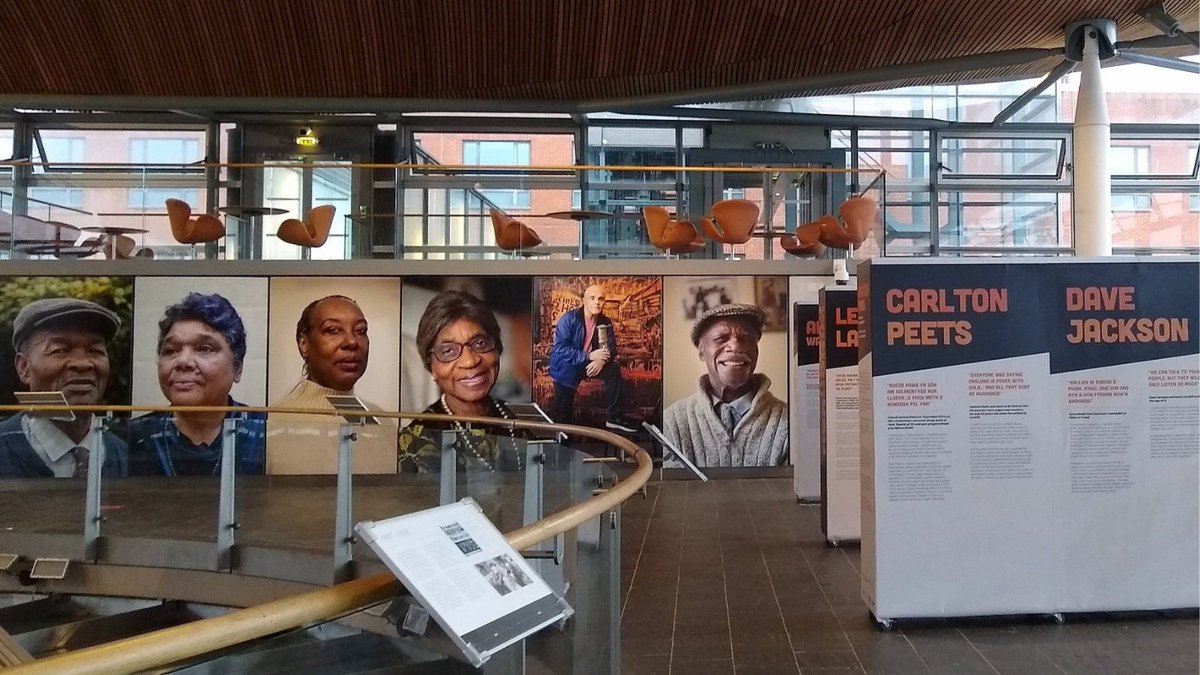 Today, some of the incredible men &amp; women from the Windrush Generation who feature in our new exhibition at the Senedd Parliament will visit @YPierhead. We celebrate and pay tribute to all our elders whose stories are now captured as legacy pieces for the next generation.