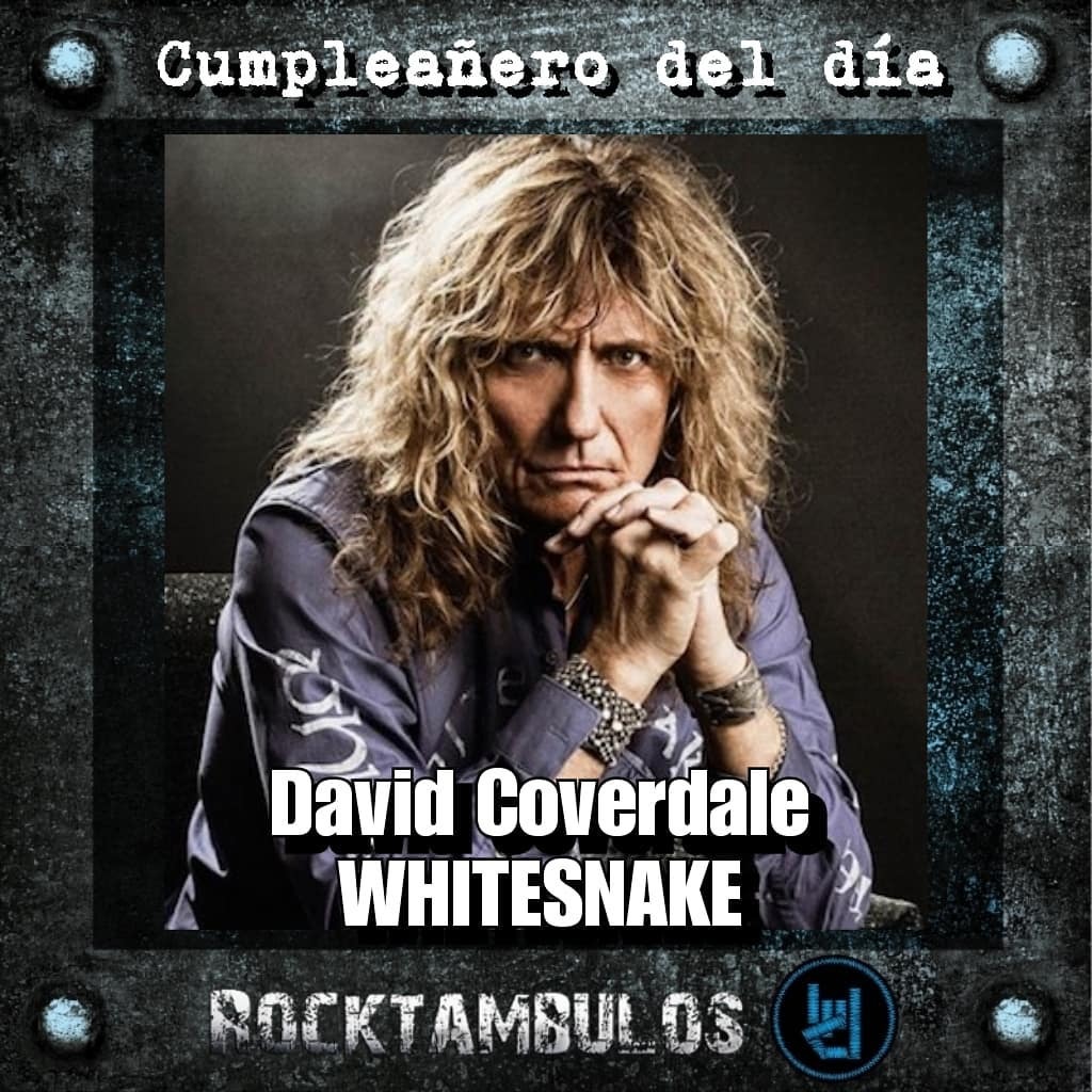  Hoy celebramos los 70 años del legendario David Coverdale Happy birthday Dave 