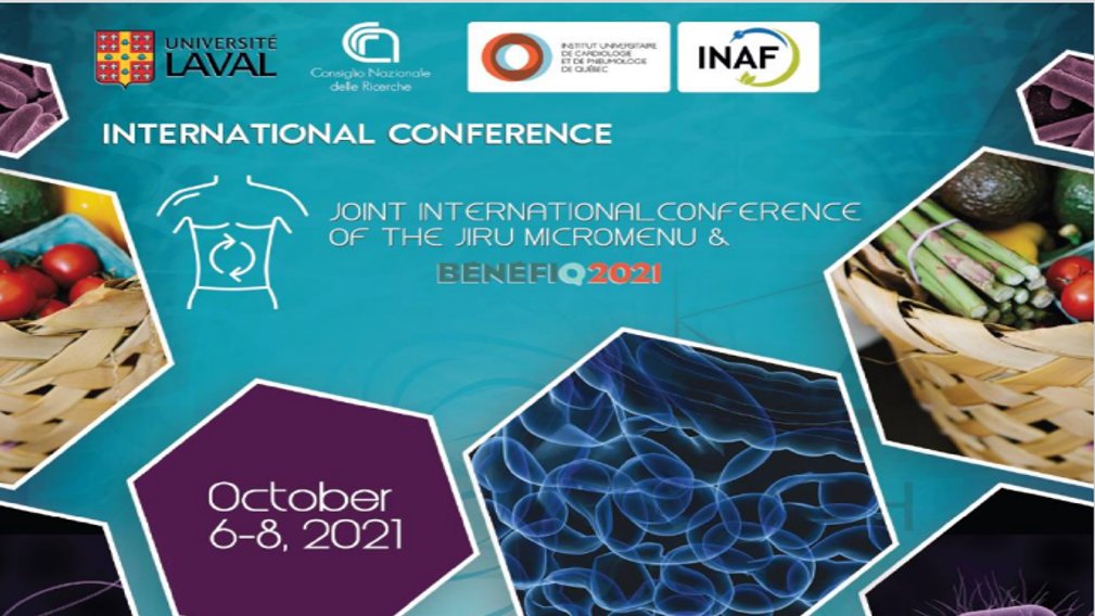 CnrIpcb's tweet photo. 📌 October 6-8, 2021 | The 4th International #Conference of the Joint International Research Unit #MicroMeNu between the #CNR and @universitelaval will take place.
👉 more info https://t.co/Gi9CEWwK15
#microbioma #nutrizione #Salute https://t.co/DrRVw5chgu