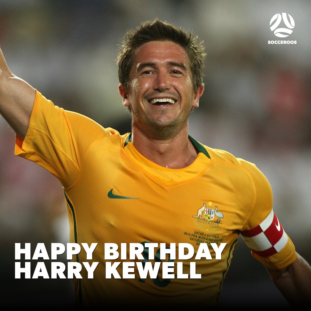 Happy 4  3  rd birthday to Aussie legend, Harry Kewell!    Socceroos 