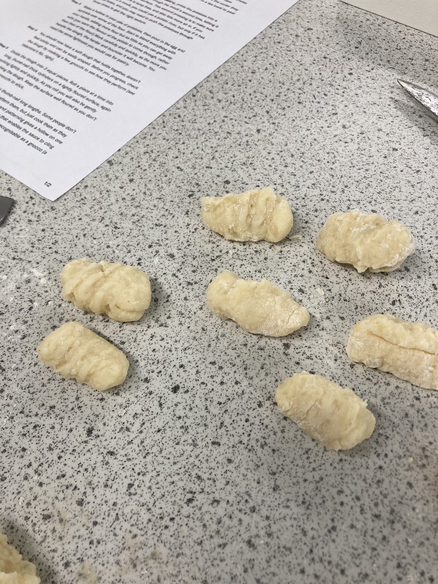 WaltonFood's tweet photo. Year 11 making Gnocchi to gain even more skills before their practical coursework starts soon. https://t.co/JNkVHOxoi5