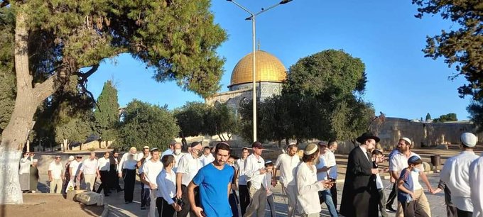 IFyou_611's tweet photo. 🇵🇸 Lebih dari 300 orang Yahudi menyerbu Masjid Al-Aqsha pagi hari ini. 😡😡😡
#SaveAqsha
#FreePalestine ❤🇵🇸 https://t.co/1Tva7lPTcl