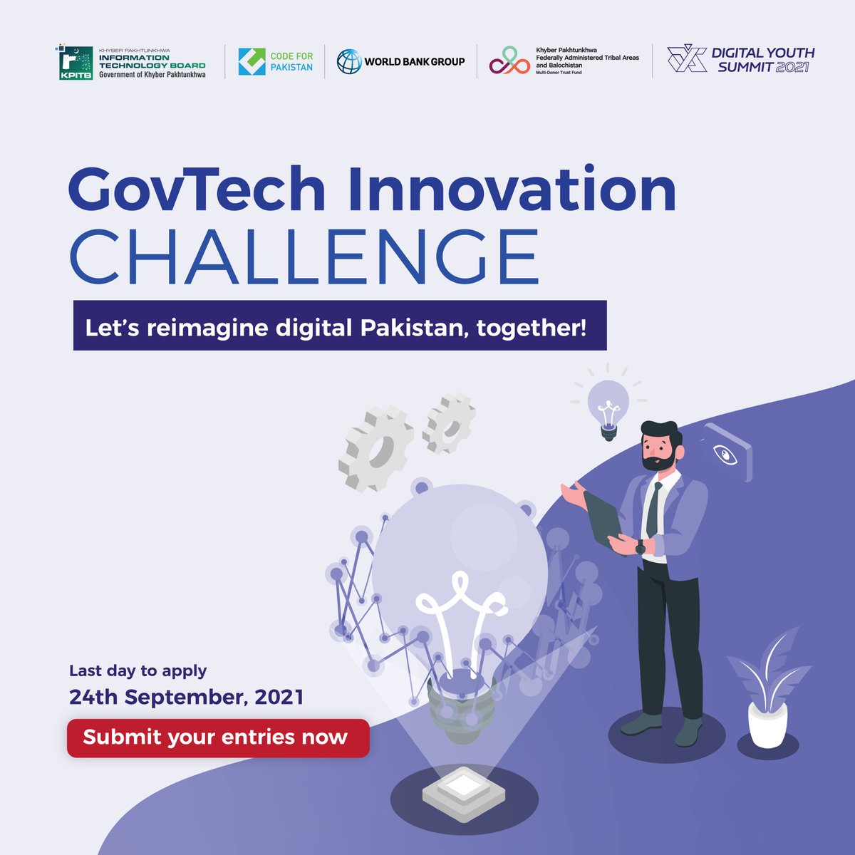 scholar_corner's tweet photo. GovTech Innovation Challenge 2021

Please send in your problem statements before 24th September 2021.

Go to link https://t.co/1kayp0F9dH

#ScholarshipsCorner #Govtech #Civictech #DYS21 https://t.co/tO5zgA2ivw