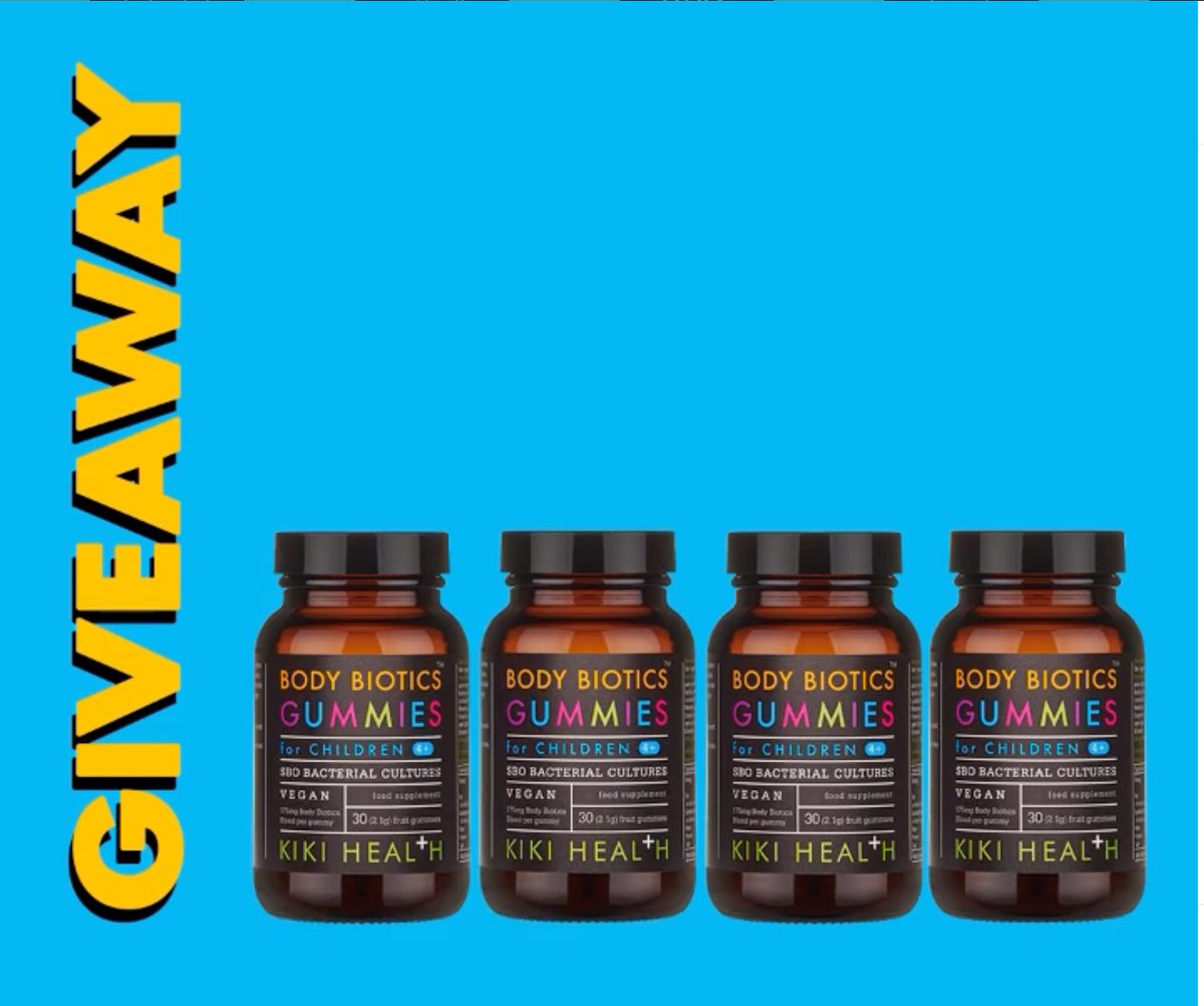 ⭐ WIN 4 Bottles of Body Biotics for Children ⭐ Head over to Instagram to enter: instagram.com/kikihealth/
