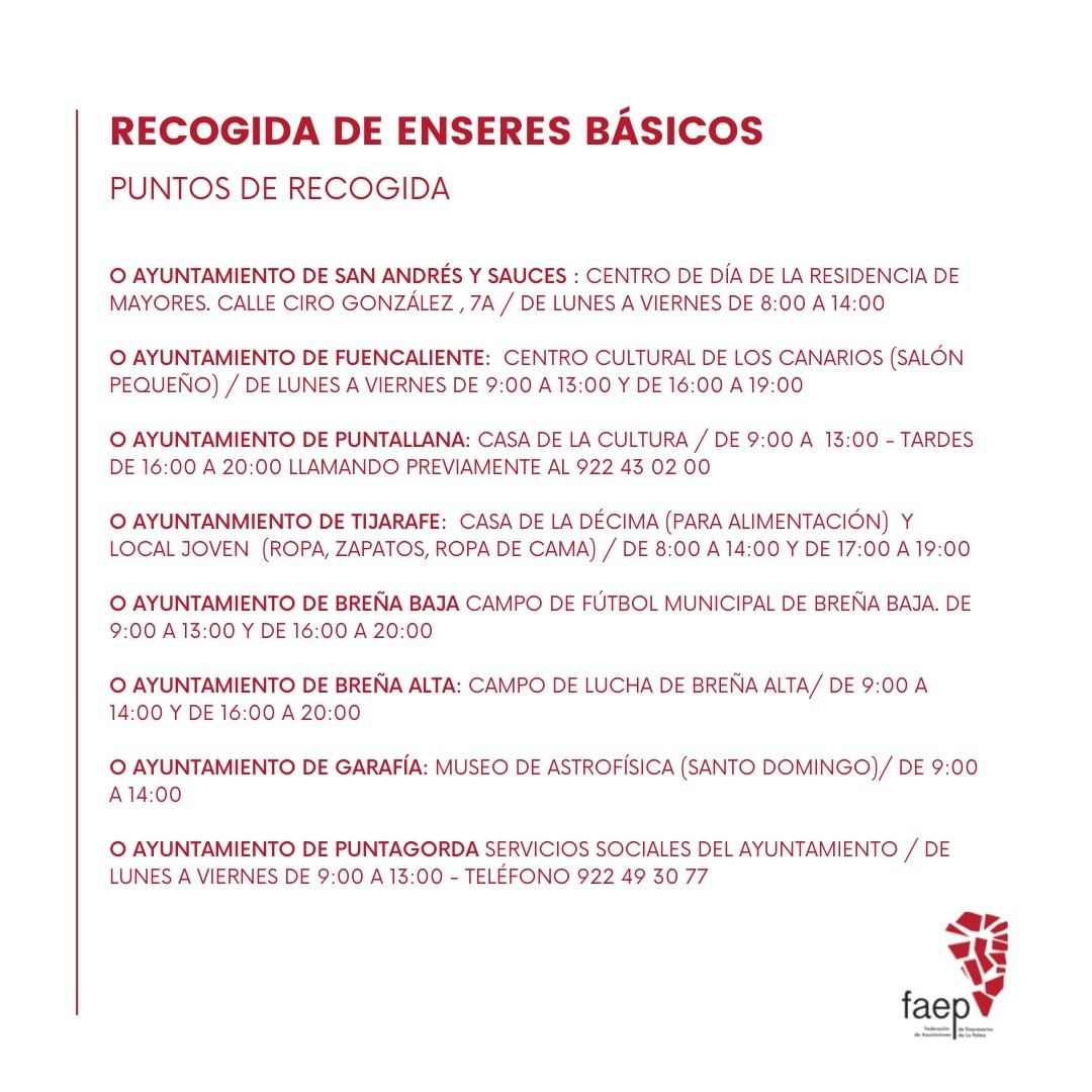 EXOLSpain's tweet image. HILO CON FORMAS DE AYUDAR A LOS DAMNIFICADOS POR LA ERUPCIÓN DEL VOLCÁN CUMBRE VIEJA DE LA PALMA.

   ❗Ampliaremos la información más adelante. Sed libres de comentar en el hilo otras formas de ayudar.

📎instagram.com/p/CUGALBzNR0Y
     + Asociaciones en sus historias de Instagram.