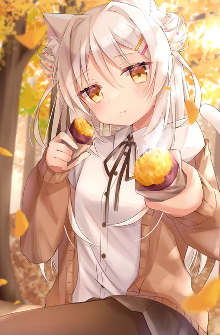 「食べる…?」 