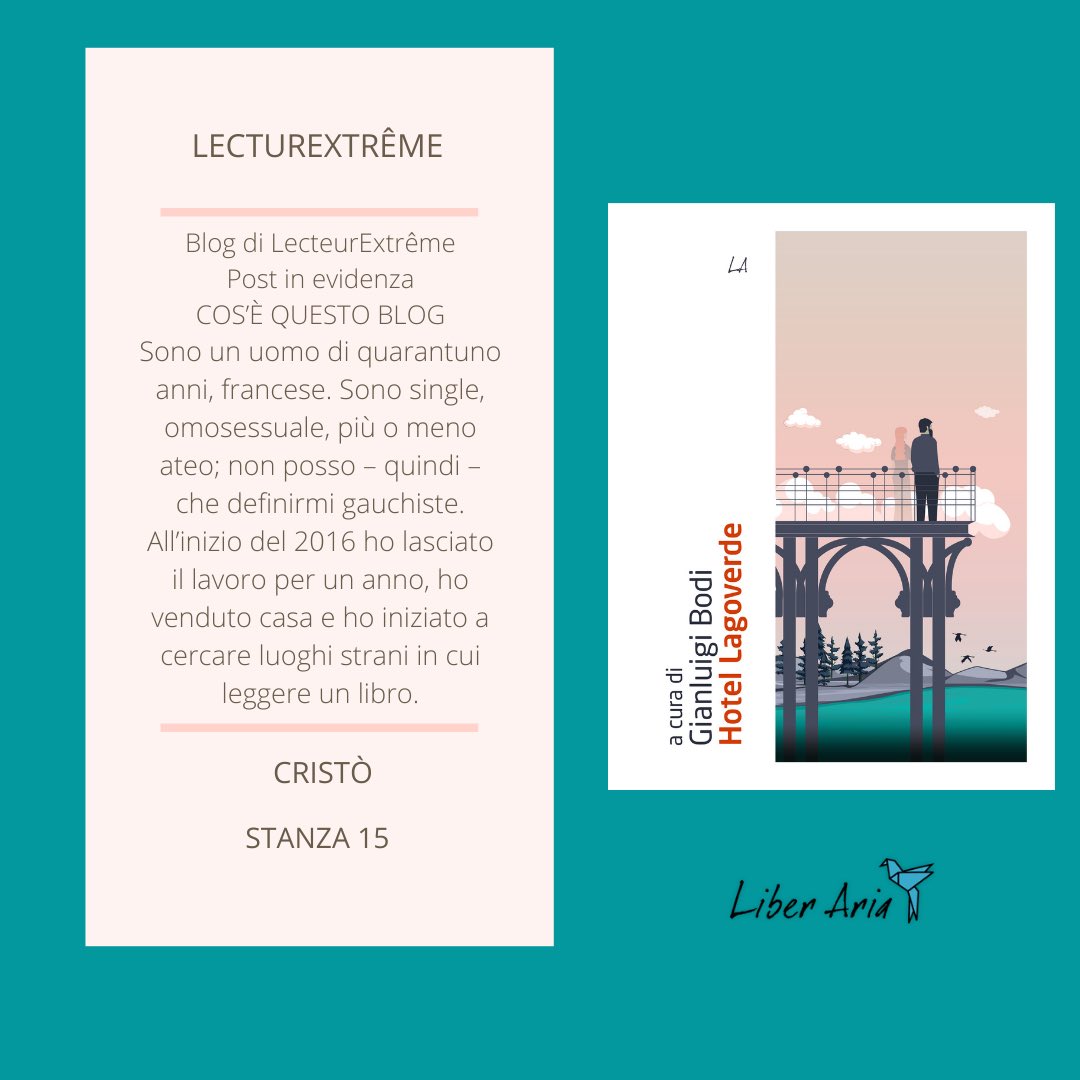 «LecturExtrême»
- incipit - 
Cristò

#HotelLagoverde #racconti