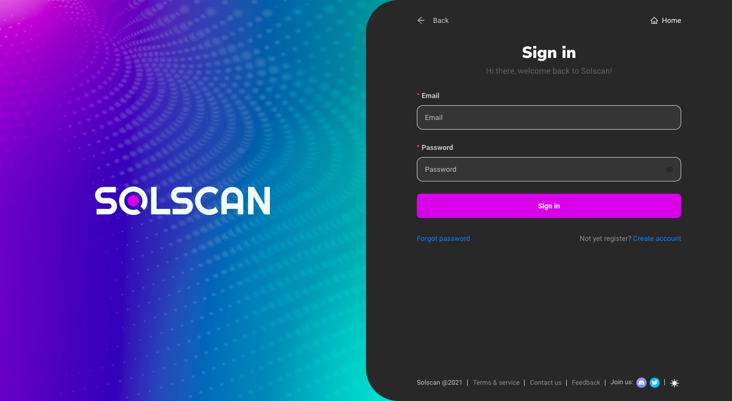 How to use SolScan