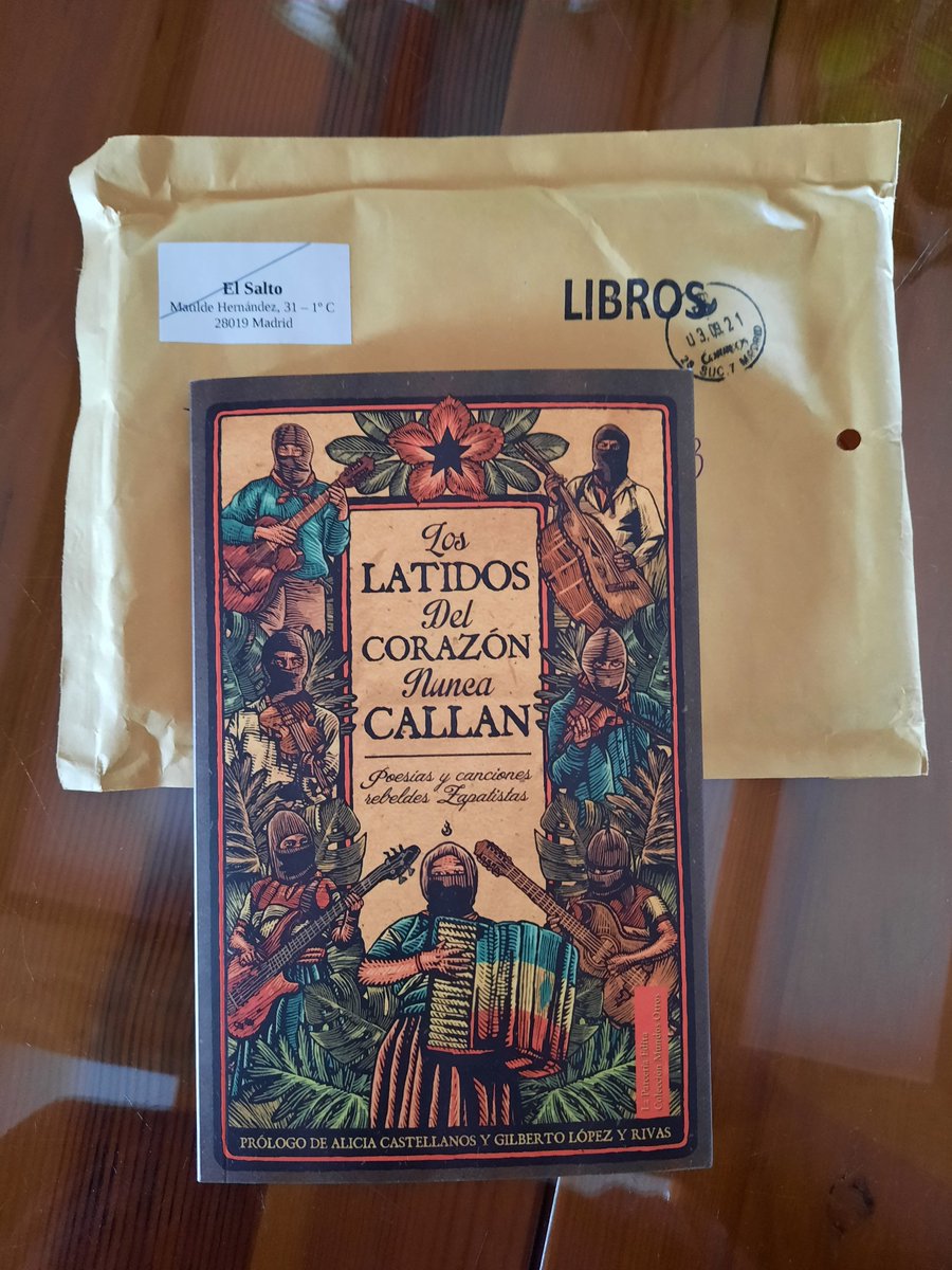 ¡Por fin en mis manos! Gracias @ElSaltoDiario #TravesiaPorLaVida #EZLN