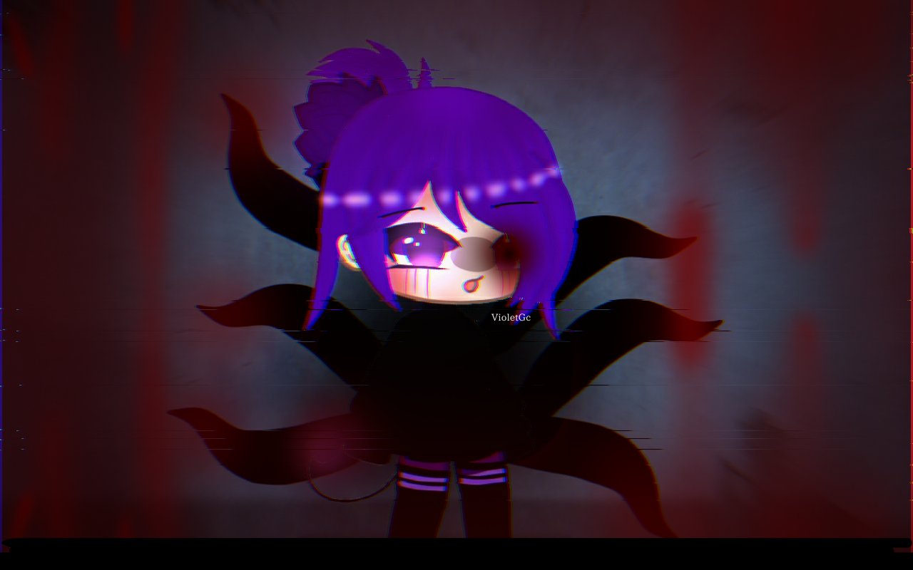 🖤Dark oc gacha club💜  Character outfits, Purple and black, Purple