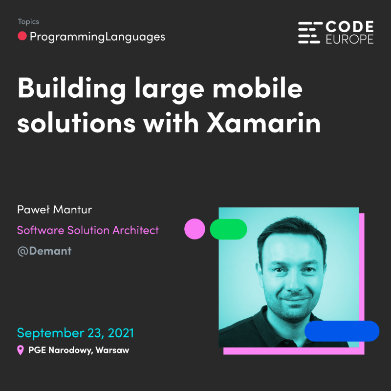 code_europe's tweet photo. @Demant1904 - the City Partner of #CodeEurope2021 in Warsaw invites you to this yearโs sessions!
You will be able to learn:
๐ how to deliver non-trivial medical apps with global impact,
๐ how some #Azure components and #DataScience may support hearing aid users.
