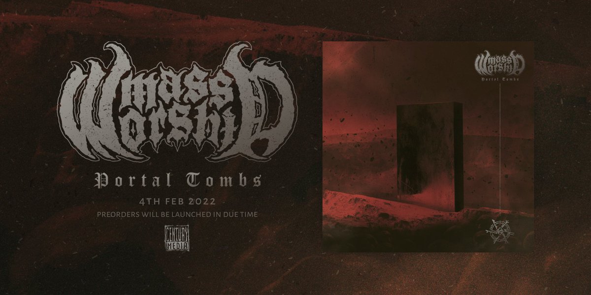 We’re proud to finally announce our sophomore album -- Portal Tombs. Set to be released on Century Media 4th of February 2022, preorders will be launched in due time. #massworship #centurymedia <a href="/centurymediaeu/">Century Media Records</a> <a href="/centurymedia/">Century Media Records</a>