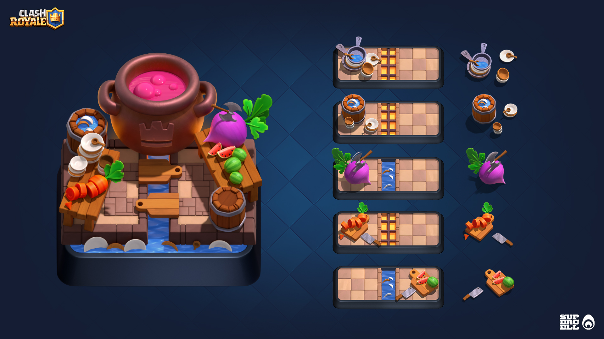 ArtStation - Clash Royale - King, Ocellus - Art & Production Services