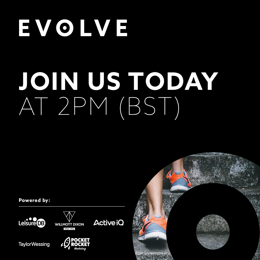 leisuredb's tweet photo. Today's the day! Make sure you join us at 2pm for our Evolve event that you will not want to miss... 
.
#fitnessindustry #health #wellness #levellingup #fitnessprofessionals #businessoffitness #evolve #strategy #insights #healthagenda #leadership #futureoffitness #onlineevent https://t.co/mCkP9Kh1NT