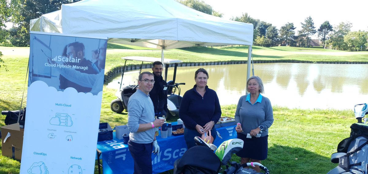 Nous étions bien présents au #Trophee4G hier au <a href="/GolfdeBondues/">Golf de Bondues</a> !🏌️‍♂️🏌️🏌️‍♀️

Cela nous a permis de passer de bons moments en compagnie d'autres #DSI ! Et en plus, le soleil était au rendez vous!

Merci <a href="/club_dsi_gun/">club-vision-numerique</a>, pressé d'être à la prochaine édition !😊

#Cloud #Cybersecurite