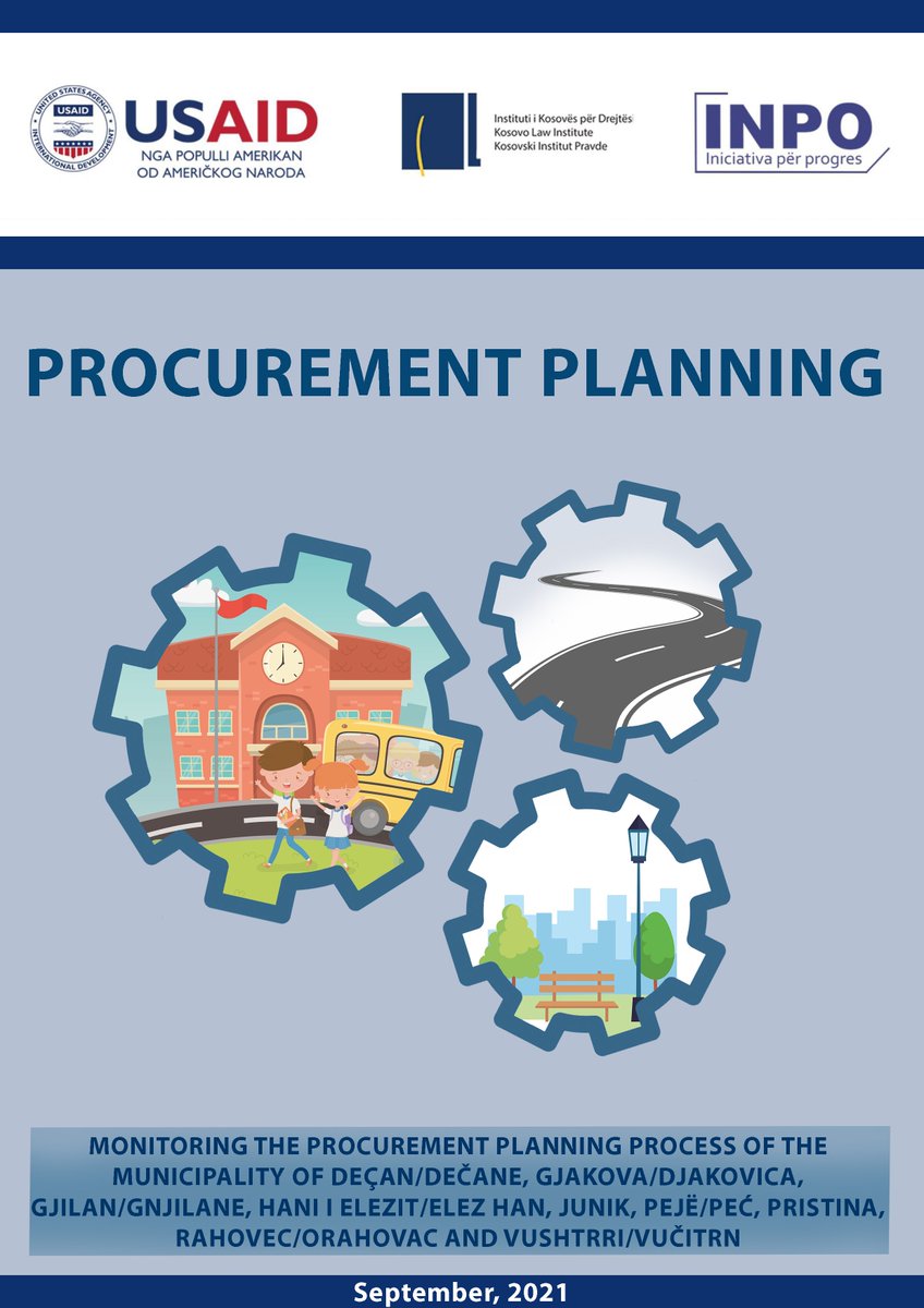 Link of the report “Procurement Planning” - kli-ks.org/planifikimi-i-…

<a href="/USAIDKosovo/">USAID Kosovo</a>
<a href="/inpoks/">Initiative4Progress</a>

#meLetraQelë 
#TransparentEffective 
#AccountableMunicipalities