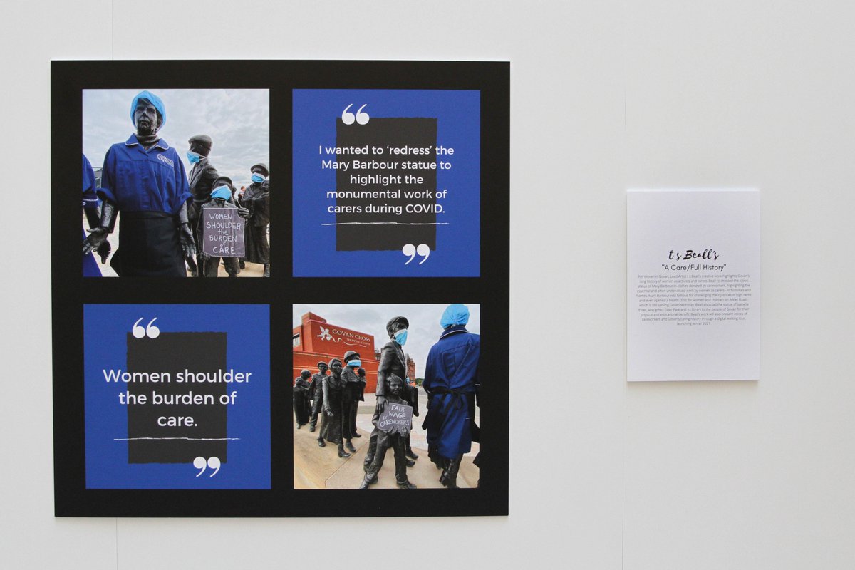 Studio_FV's tweet image. #Fablevision installed a preview for the upcoming #WovaninGovan #exhibition at #Glasgow's #QEUH. #WovenWomensNetwork @Audsvisual #AlexWilde @_kamling @KinDonna @AilieRutherford @tsBeall @dstitch @Audsvisual  @NHSGGC @lizfable @Intercult #care #artistled #womencarers #Covid19 1/2.