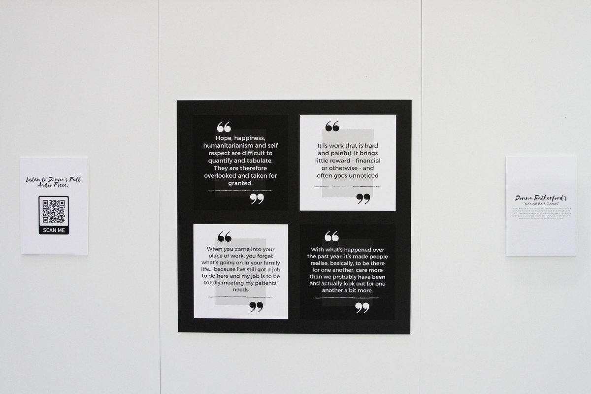 Studio_FV's tweet image. #Fablevision installed a preview for the upcoming #WovaninGovan #exhibition at #Glasgow's #QEUH. #WovenWomensNetwork @Audsvisual #AlexWilde @_kamling @KinDonna @AilieRutherford @tsBeall @dstitch @Audsvisual  @NHSGGC @lizfable @Intercult #care #artistled #womencarers #Covid19 1/2.