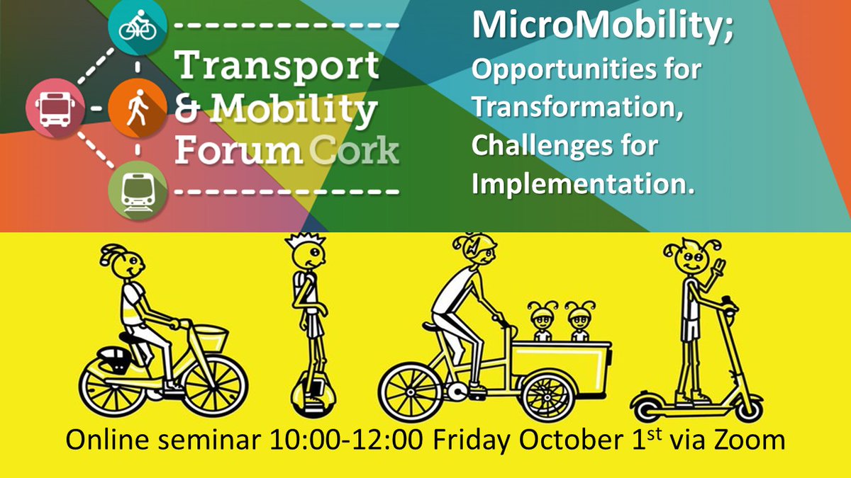 Explore how Mobility Hubs &amp; Mobility as a Service (MaaS) are essential features of a modern city &amp; reduce  car ownership improving quality of life eventbrite.ie/e/micromobilit…
#mobility #cycling #walking #Transit <a href="/CorkCityQuarter/">Cork City Centre</a> <a href="/CorkHealthyCity/">Cork Healthy Cities</a> <a href="/CorkCyclingCrew/">Cork Cycling Campaign</a> <a href="/PedestrianCork/">Pedestrian Cork</a>