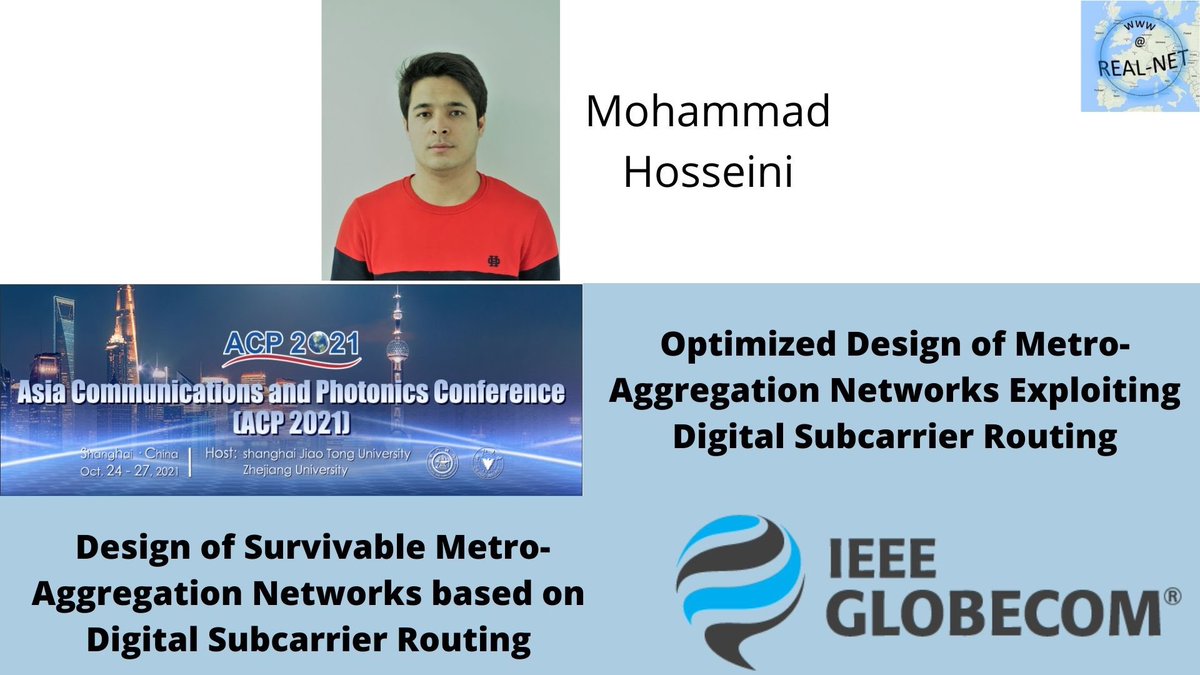 Congratulations to <a href="/MohamadESR/">Mohammad M.Hosseini, PhD</a> with two accepted papers at conferences: #Globecome and #ACP2021. Way to go, great job!