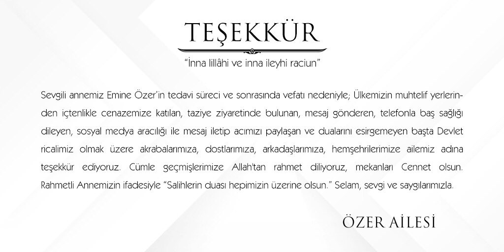 “İnna Lillahi ve İnna İleyhi Raci’un”