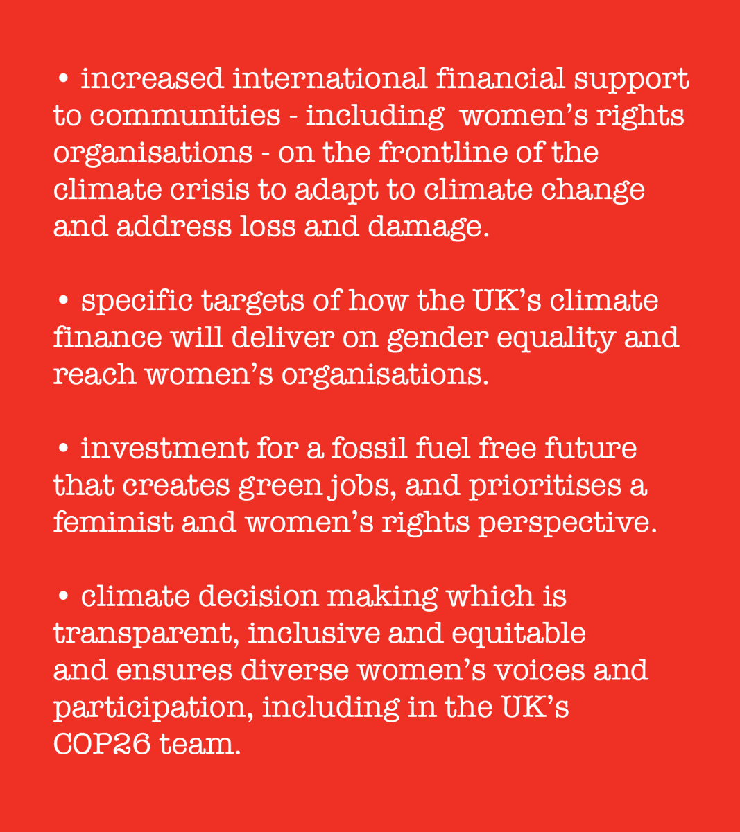 ActionAidUK's tweet photo. Without gender justice there is no climate justice. 

Today with allies across the UK we're demanding @AlokSharma_RDG takes urgent action to support women and girls as leaders and frontline responders in the #ClimateCrisis. Please RT.
#Wednesday4Women #GreatBigGreenWeek https://t.co/OxaY0ZHIio