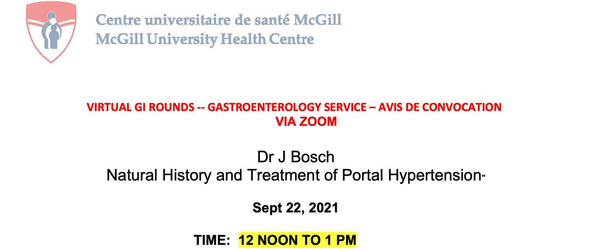 We are honoured today to have @jaumebosch9, Chairman of the Baveno Cooperation, giving rounds at @McGillGI today!! @BavenoVII @EASLedu
 #liverlovers @IDIGHProgram