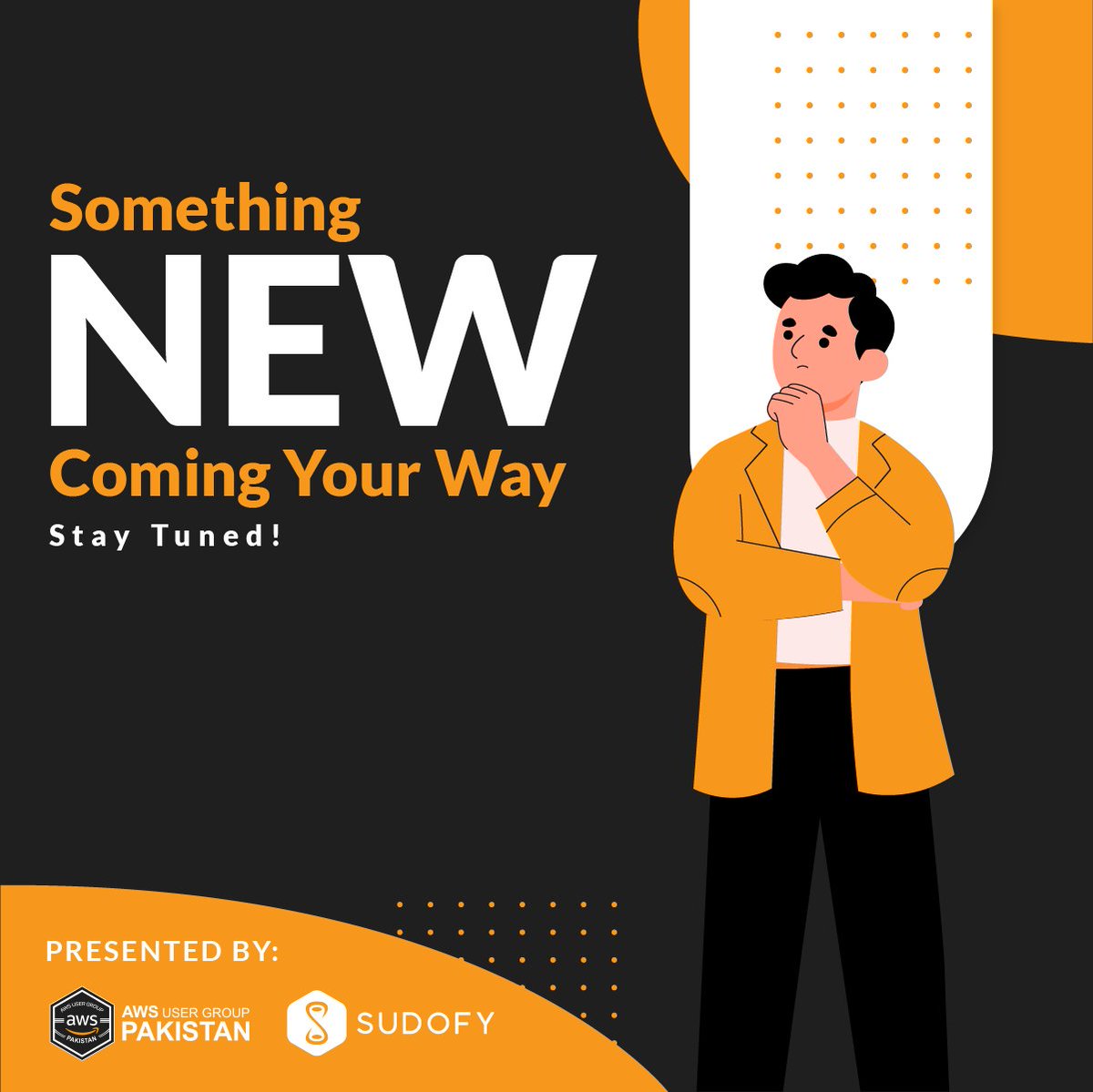 awsugpk's tweet photo. Hello People!
Hope you are doing well. 
We have surely been MIA for a while but not anymore! AWS User Group Pakistan has been cooking something exciting and worthwhile just for YOU. Something big is COMING SOON.
Stay tuned to find out what it is! https://t.co/4WUPI9JrB1