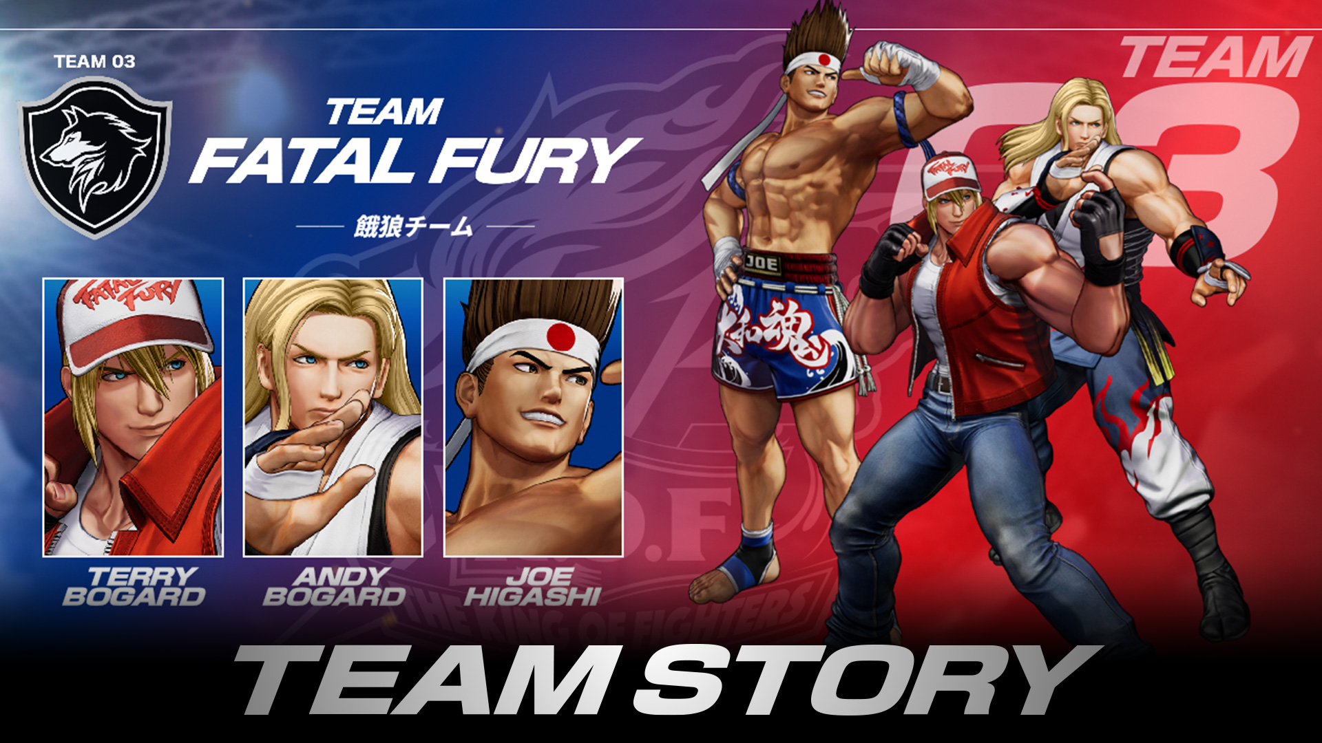 The King of Fighters XV: Team Fatal Fury é revelado