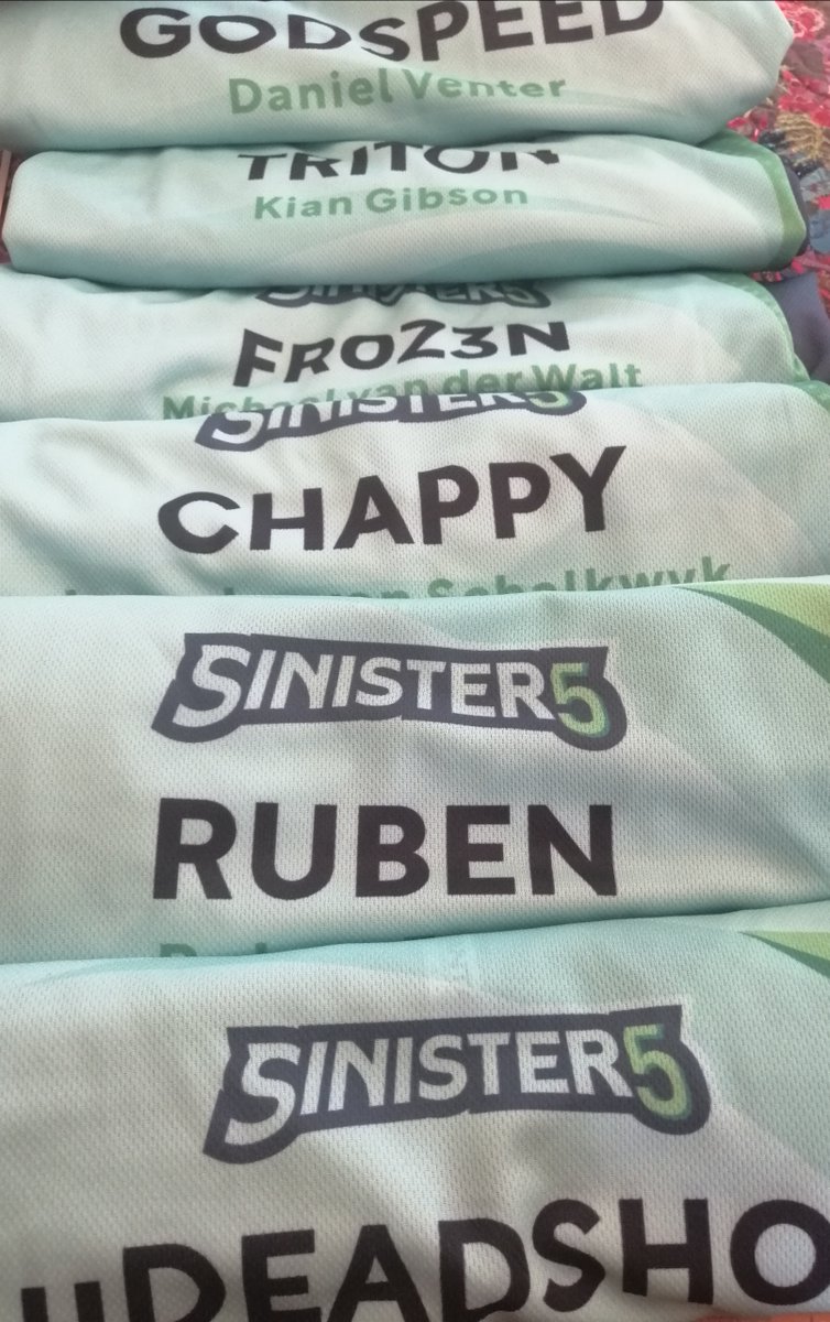 Just in time for the <a href="/VSGamingWorld/">Telkom VS Gaming</a> #CSGO Masters 2021 🔹

The hype is building 🙌

A big thanks to <a href="/UNBrandedMFG/">UNBranded</a>🔥

#Sinister5 💚