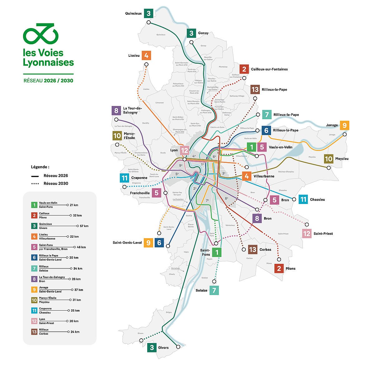 M_Chassignet's tweet image. Le Grand Lyon annonce le déploiement de 12 voies express vélo d'ici 2026

➡️Soit 350 km au total de voies cyclables : séparées, continues, avec une signalétique et codes couleur spécifiques, et des services associés (gonflage, fontaines...)
lyonmag.com/article/117959…