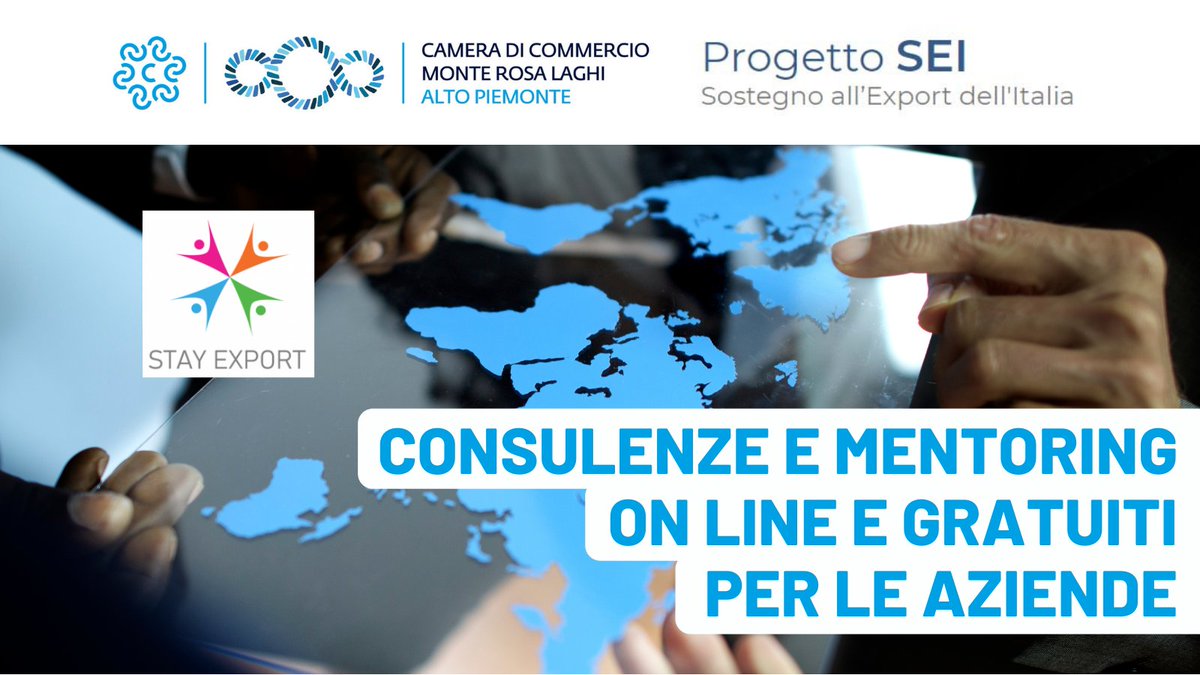 camcom_pno's tweet photo. 🌍 Grazie al programma #StayExport di @unioncamere puoi ottenere un mentoring gratuito personalizzato sui mercati esteri di interesse per la tua impresa. Aderisci anche tu entro il 30 settembre!
📢 Info e iscrizioni: https://t.co/3b7oi2KLL5 https://t.co/fLiUtZrRcY